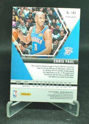2019-20 Panini Mosaic Mosaic #143 Chris Paul - Picture 2 of 2