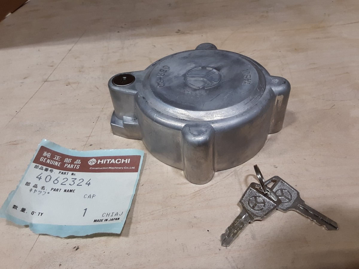 Hitachi locking fuel cap with key 4062324 | eBay