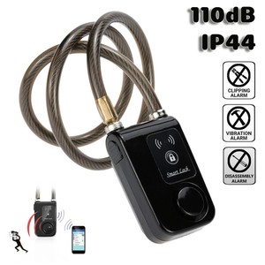 Keyless Bluetooth Bike Smart Lock Bike//Motor//GateAlarmed Keyless Anti Left
