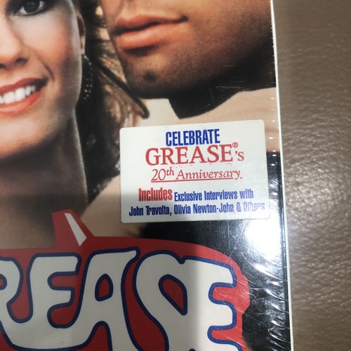 Grease 20th Anniversary 1998 Factory Sealed VHS W/ Paramount White/clear Seal - Picture 5 of 5