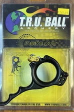 Axcel Tru Ball Archery Inside Out Hinge Release 4 Finger XL Black