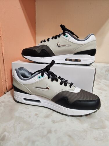 Damengröße 12,5 Air Max 1 ID By You Sail schwarz olivgrün FJ8893 900🔥🔥 - Bild 8 von 12