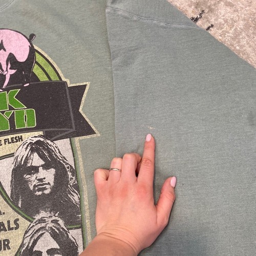 Urban Outfitters Pink Floyd The Animal Tour 77 grün Sweatshirt Herren L Large XL - Bild 10 von 10