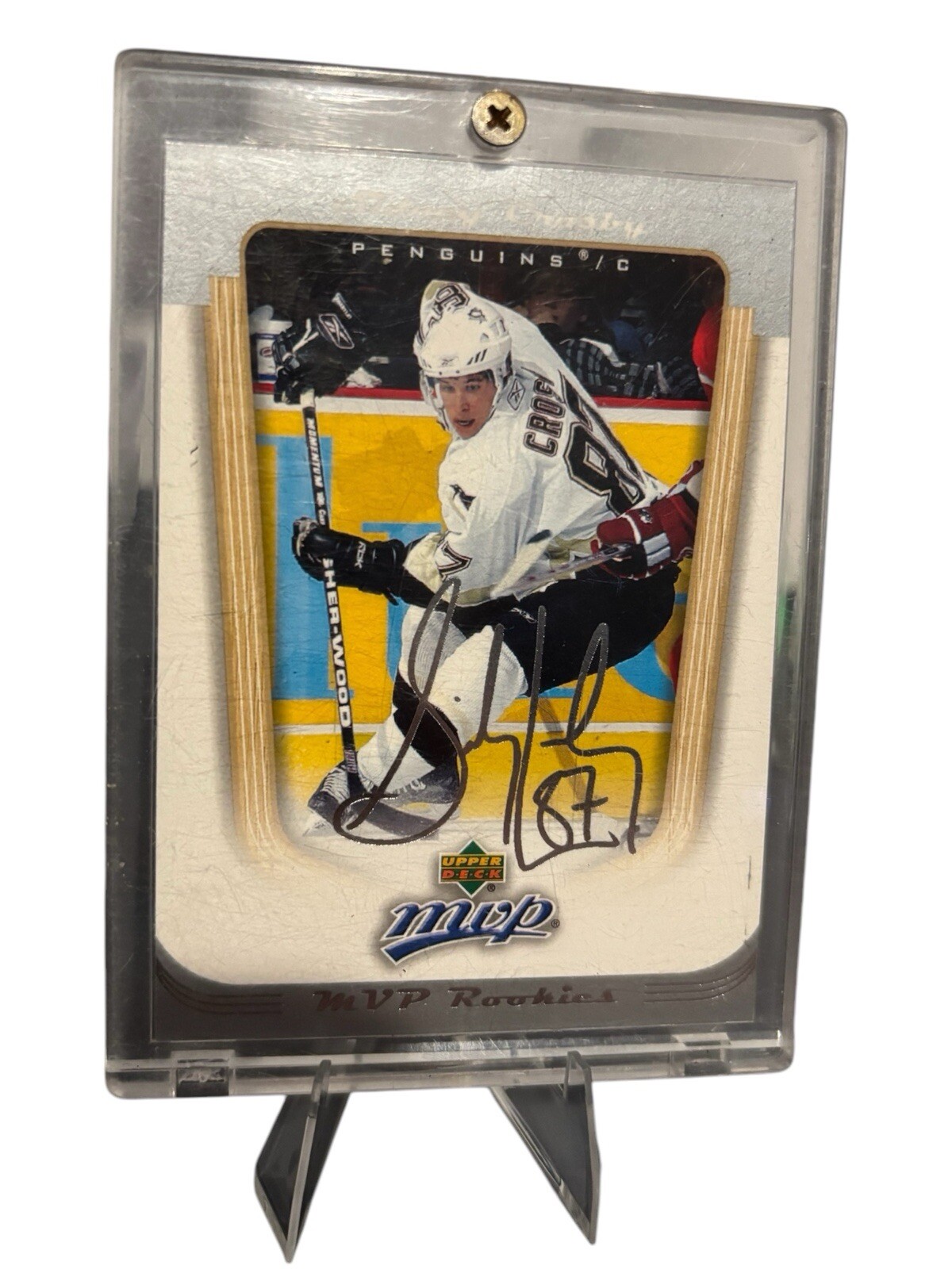 SIDNEY CROSBY 2005-06 Upper Deck MVP ROOKIE CARD #393