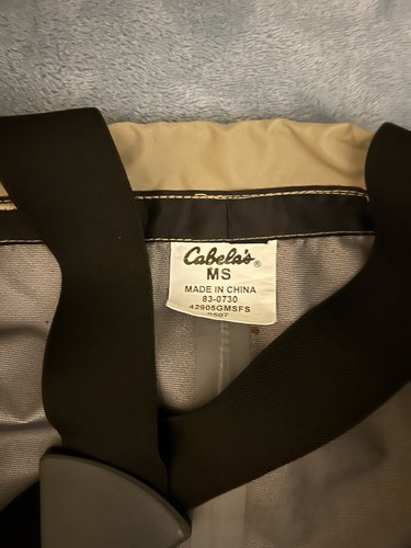 CABELAS DRY PLUS MENS MS WAIST AND CHEST WADERS NEOPRENE FOOT SUSPENDERS - Picture 14 of 15