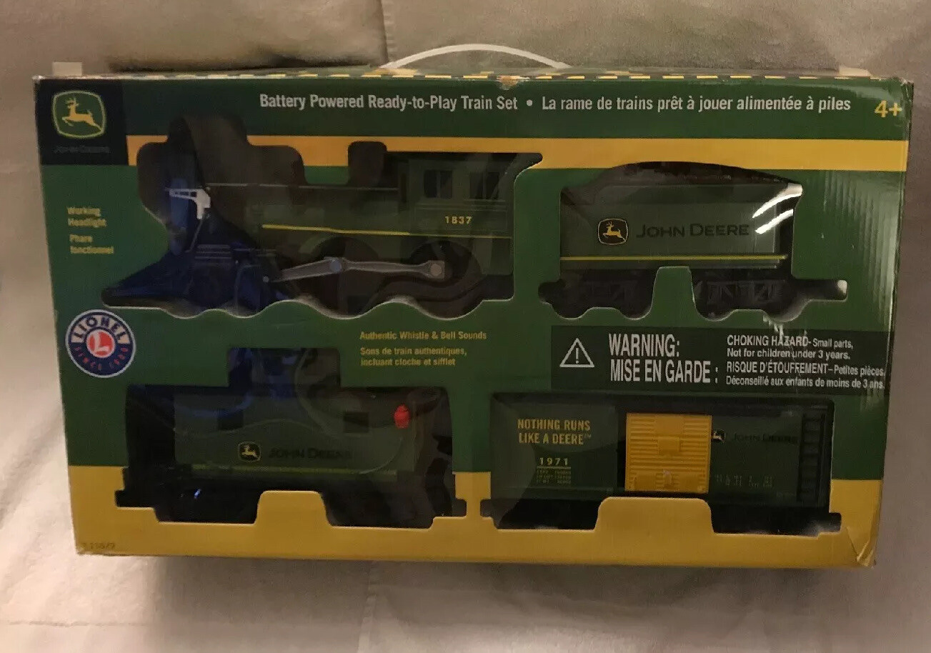john deere ready to play train set