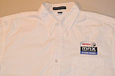 OFFICIAL'S ROTAX MAX CHALLENGE US GRAND NATIONALS SHIRT! EMBROIDERED! XPS KART L
