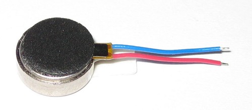 Padded Vibrator Flat Micro Motor - 3VDC - 10mm Dia - Vibrators, Cellphones, etc. - Picture 2 of 5