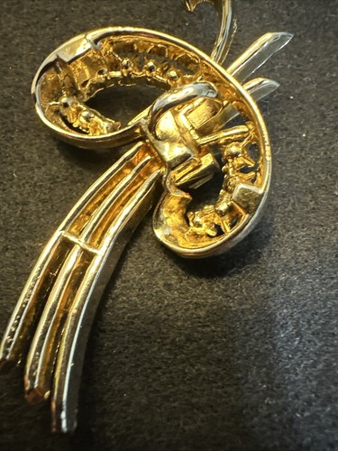 Rhinestone Pendant Beautiful Vintage Piece - Picture 4 of 6