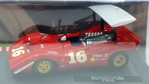 Altaya 1/43 Scale 30424N - Ferrari 612 Can-Am #16 Road America 1969 - Red - Picture 3 of 5