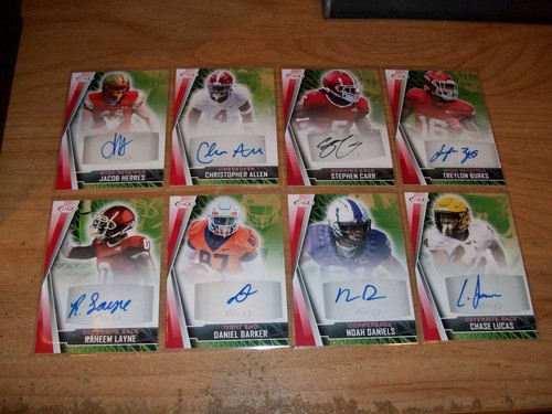 (131) 2022-23 Sage Black Red Sneak Peak NFL Football Mix Rookie Auto Cards - Bild 10 von 19
