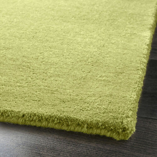 Hand Made wool rug 5X8 6X9 8X10 9X12 Baxter Lemongrass Green wool area rugs - Picture 3 of 4