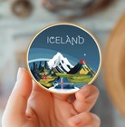 ICELAND Travel Sticker Vinyl Sticker,Europe destination Decal for suitcase, lapt