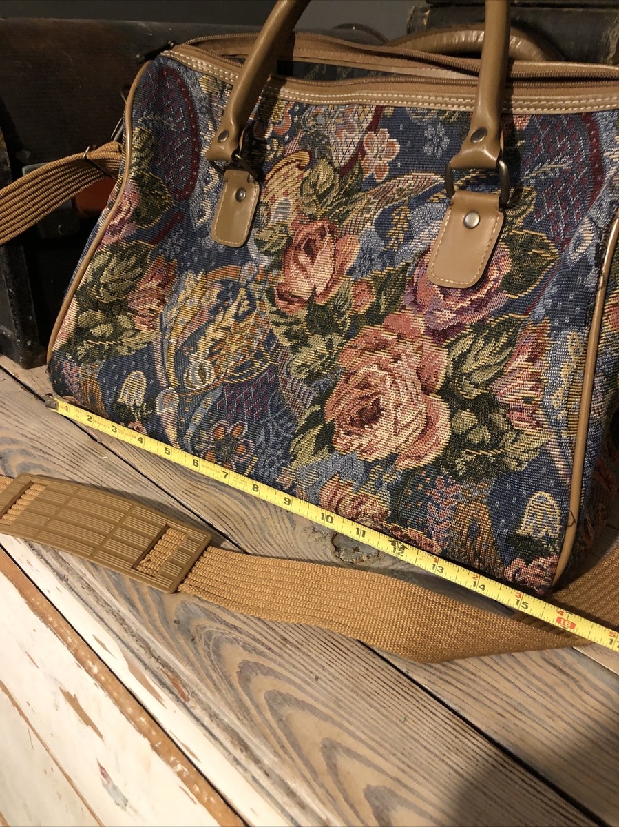 60s vintage タペストリーコート　ポンチョ 希少　tapestry Vintage Tapestry Bag by Leisure With Handles & Strap | eBay