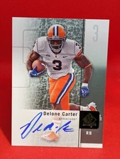 2011 SP Authentic Auto Delone Carter #75 Rookie Auto RC