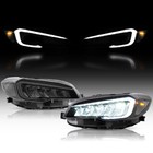 Phares réflecteur VLAND CLEAR FULL LED pour Subaru WRX STI 2015-21 avec animation
