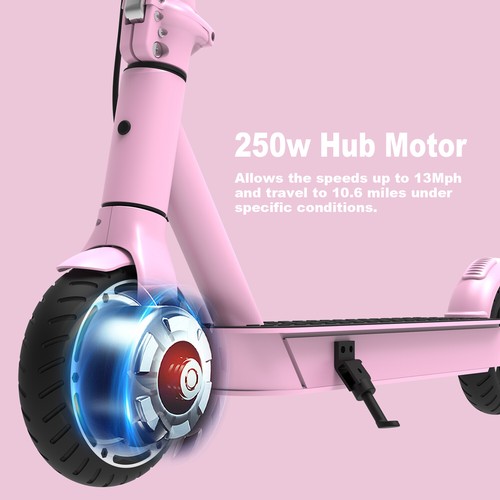 Hiboy Electric Scooter 350W 13MPH Lightweight Foldable Dual Brake 10.6Mi UL2272 - Picture 2 of 8