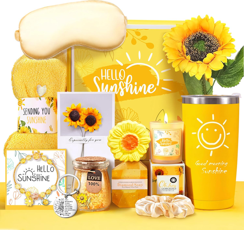 Birthday Gifts for Women, Set of 13 Unique Gifts Baskets Birthday Gifts for Best