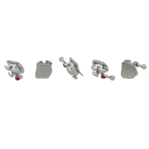 US 20 piezas Dental Roth022 345 Ganchos Ortodoncia Metal Brackets Base Malla - Imagen 7 de 11