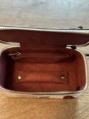 かんみ COACH ケース レッド ホワイト セット Coach Khaki/Red Jamie Signature Coated Canvas & Leather