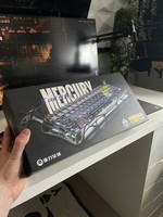 GravaStar Mercury K1 Pro Wireless Gaming Keyboard - Interstellar Silver