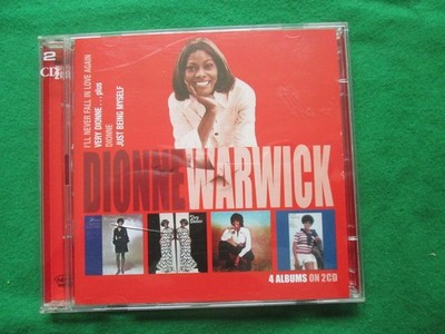 DIONNE WARWICK - I'LL NEVER FALL IN LOVE / VERY / DIONNE - JUST BEING - 2 X CD