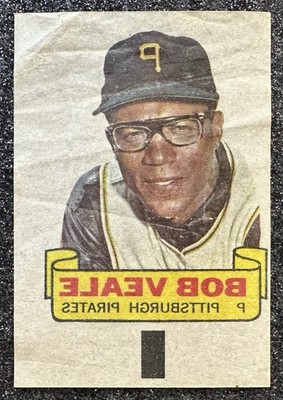 1966 Topps Rub-Offs Bob Veale #95 Pittsburgh Pirates (2x All-Star/1971 WS)