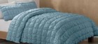 Ugg Devon Puff Twin Quilt & Shams 2pc Set Teal Color New