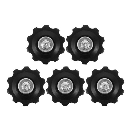 Set of 5 Black Rear Derailleur Guide Wheels for Bike Lightweight ...