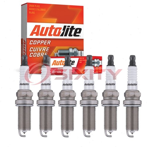6 bujías Autolite núcleo de cobre para Nissan Frontier 2005-2019 4,0 L V6 ba