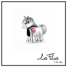 Charm Pony asinello ciuchino ciondolo in argento 925 - Les Folies