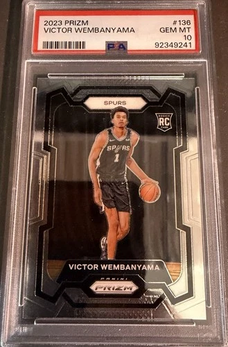 Victor Wembanyama 2023 Prizm #136 PSA 10