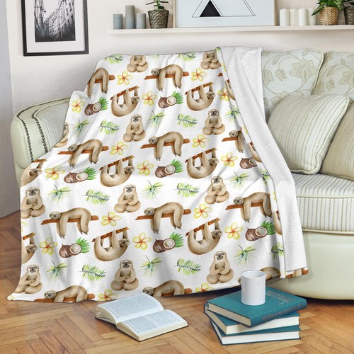 sloths- blanket