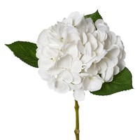 Kunstblume Hortensie, 2Er Set, Farbe Weiß, HöHe Ca. 48 Cm