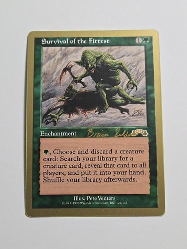 Survival of the Fittest (Gold Border World Championship Version) x1 MTG ENGLISCH - Bild 3 von 8