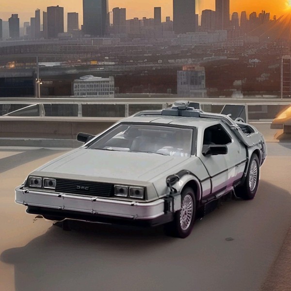 Auto Delorean Dmc Zeitmaschine | ZurüCk In Die Zukunft | Die-Cast Collection-image