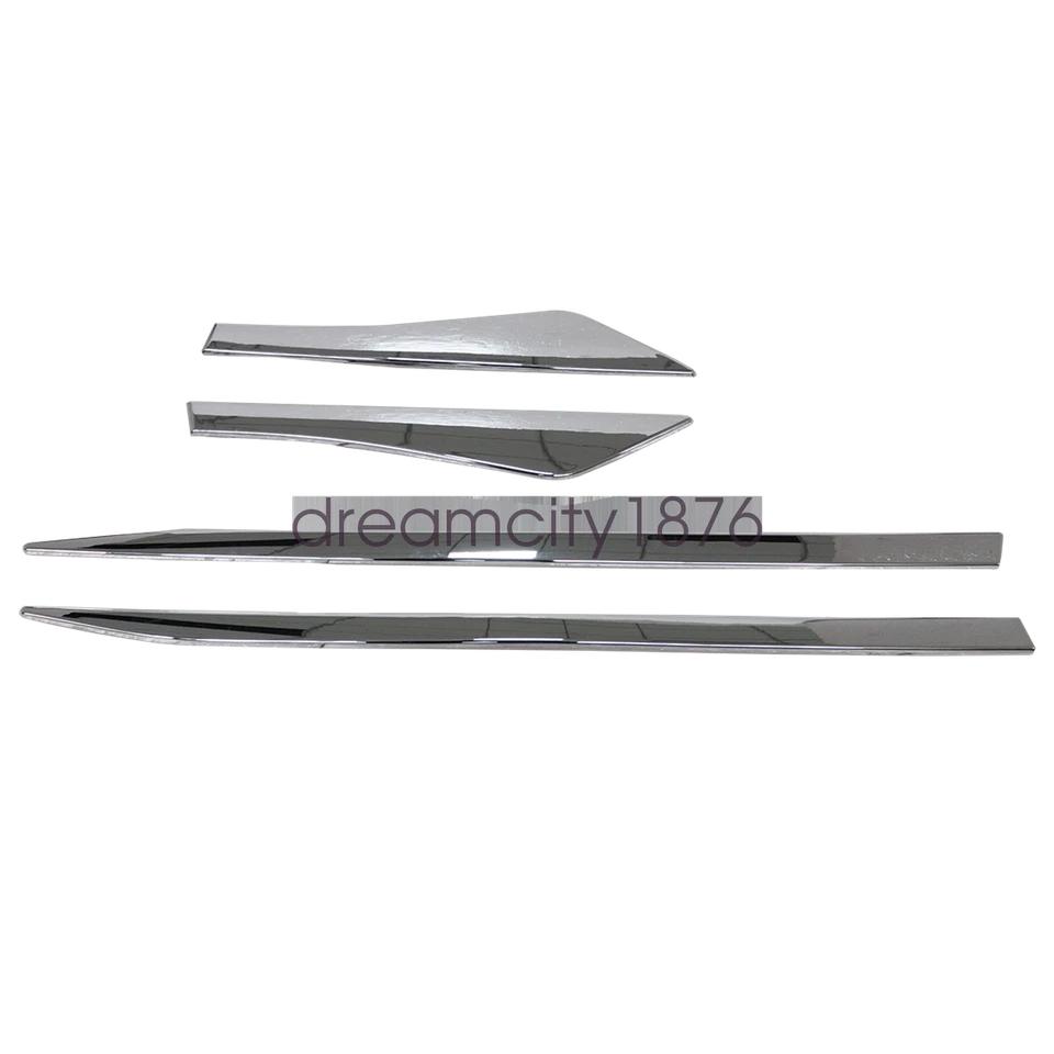 Ajuste 2021-2025 Nissan Rogue/X-Trail ABS Cromo Carrocería Puerta Lateral Moldura Cubierta Borde Foto 4 de 4