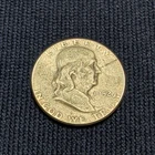 Ben Franklin 1952 D Silver half dollar #340