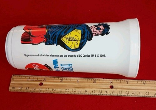 1995 Superman Don't Mess with the Superboy Wal-Mart Coca Cola Icee 22oz Cup New - Picture 13 of 16