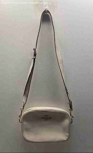 Coach Ivory Pebbled Leather Jamie Camera Bag