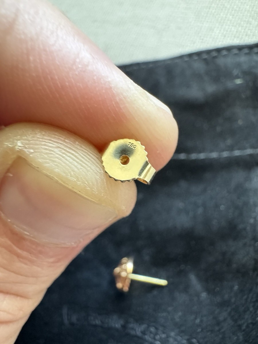 アクセサリー Chrome Hearts STUD CRS BALL MINI 22K Chrome Hearts 22k Yellow Gold Cross Ball Stud Earring NEW | eBay