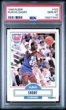 1990 FLEER #123 PURVIS SHORT PSA 10
