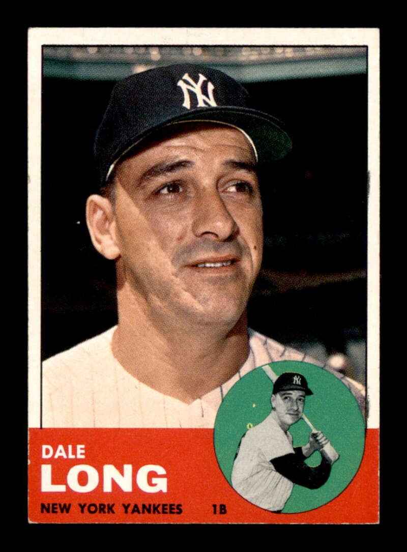 1963 Topps #484 Dale Long SP EX X3523016