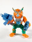 Vintage Playmates TMNT 1990 Triceraton Complete Figure with Accessories