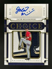 2023 PANINI NATIONAL TREASURES JACOB MISIOROWSKI ROOKIE PATCH AUTO #D 36/49