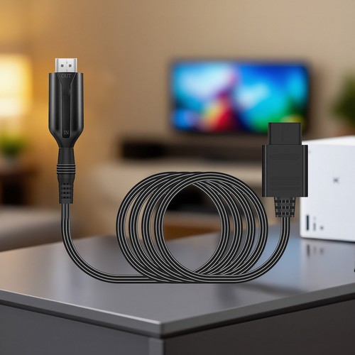 N64 To Hdmi Converter Adapter Link Cable For Nintendo N64/snes/ngc/sfc/gamecuboi - Picture 2 of 10
