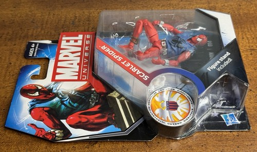Hasbro Marvel Universe Scarlet Spider 3,75 Zoll Actionfigur Neu - Bild 3 von 4