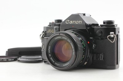Near MINT] Canon A-1 A1 SLR Film Camera body New FD NFD 50mm
