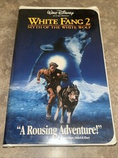 White Fang 2: Myth of the White Wolf VHS Disney Clamshell **TESTED**