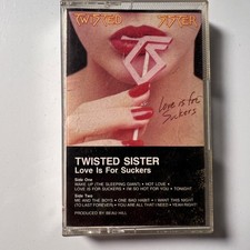 Twisted Sister   Love Is For Suckers Cassette 1987 Atlantic Glam Metal